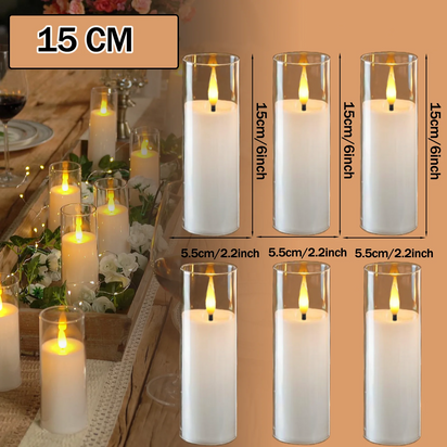 Elegant Flickering LED Flameless Candles™