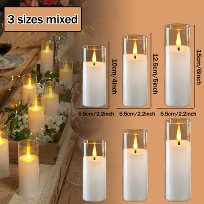 Elegant Flickering LED Flameless Candles™