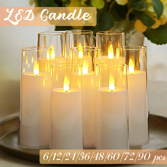 Elegant Flickering LED Flameless Candles™