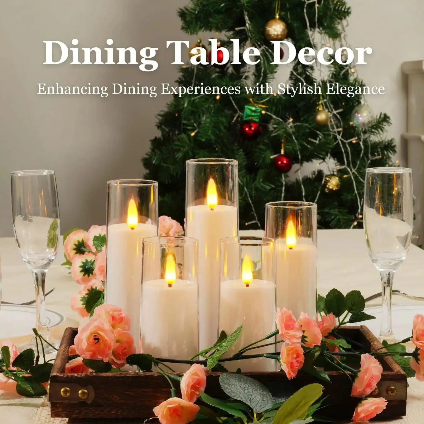 Elegant Flickering LED Flameless Candles™